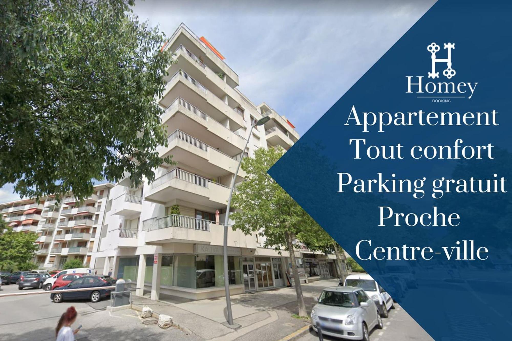 Homey The Nest - New / Balcon Prive / Free Parking Annemasse Bagian luar foto